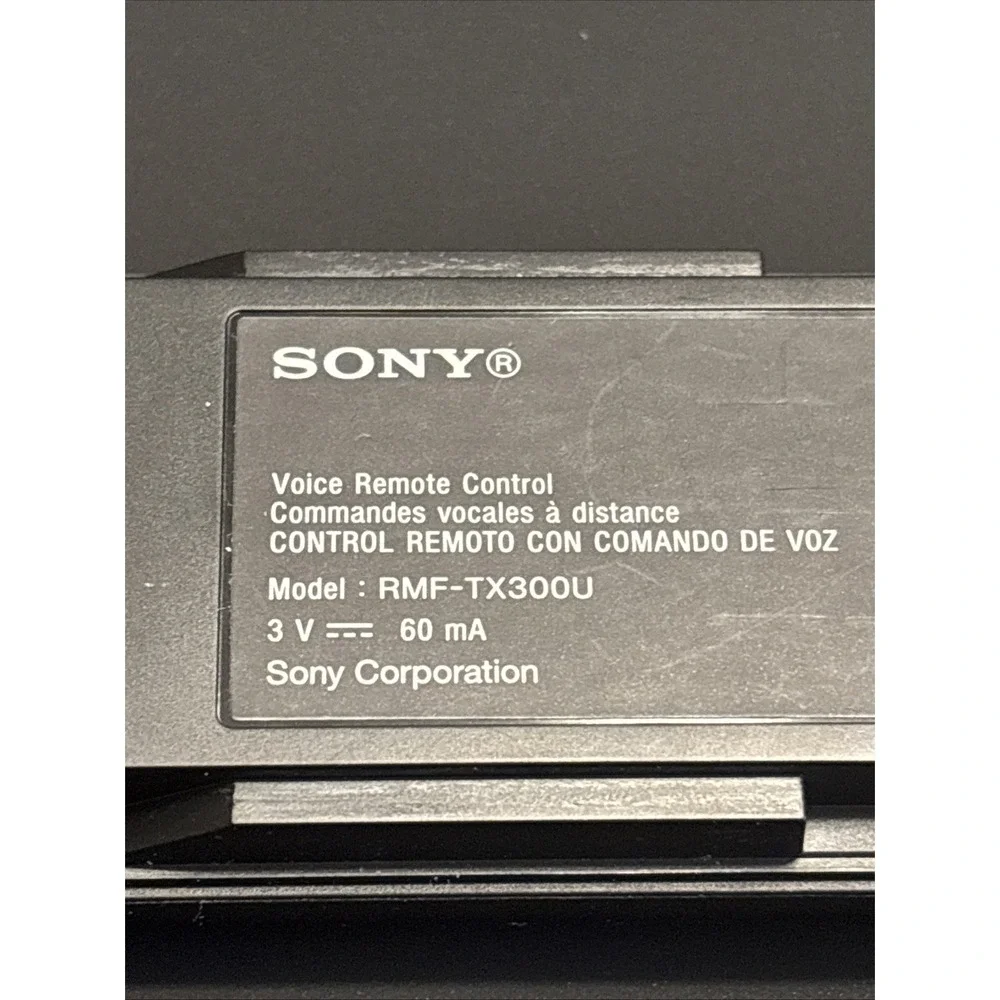 Genuine Sony RMF-TX300U Voice TV Remote Control OEM Netflix Google Play